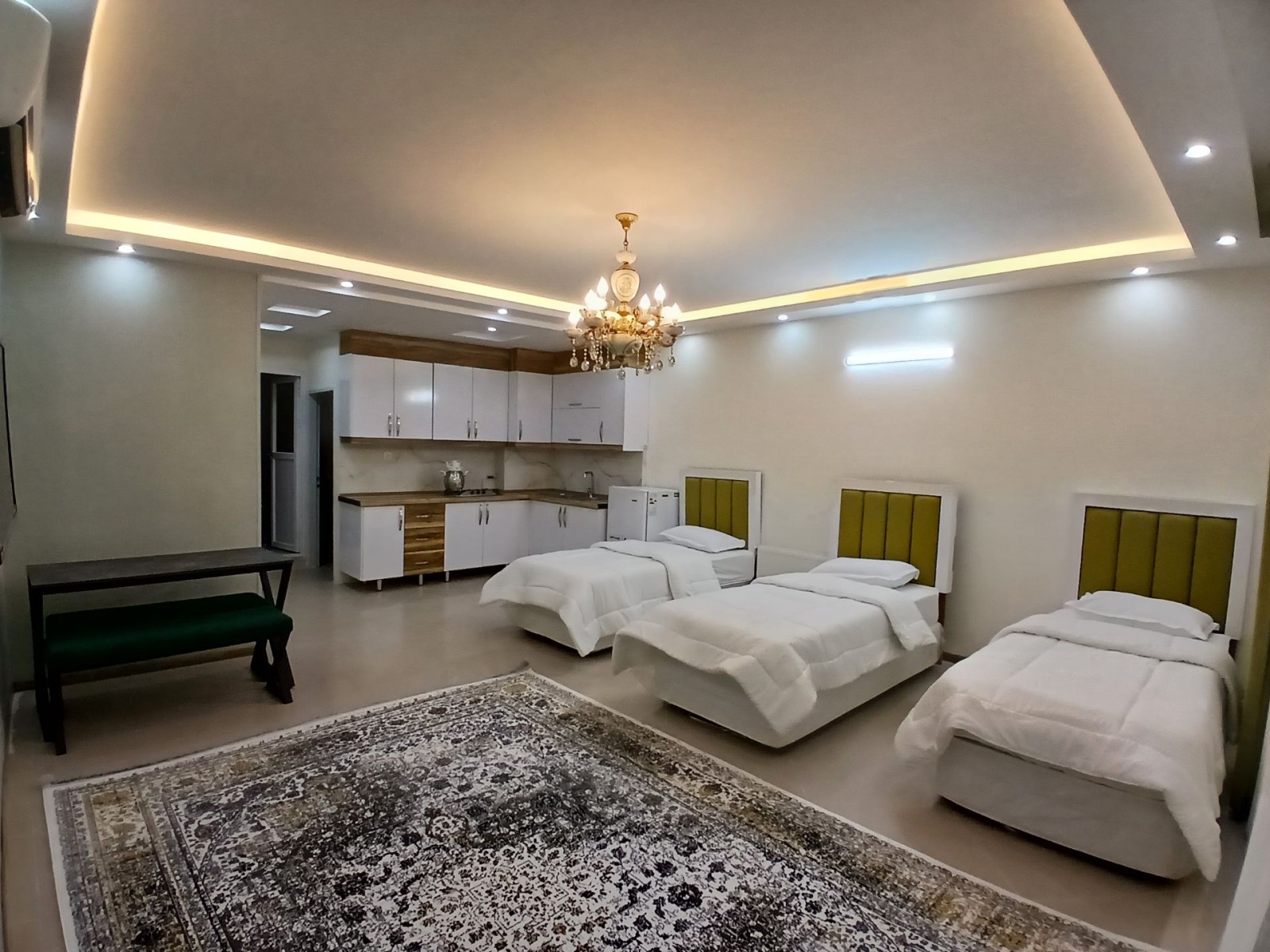 اتاق پذیرایی و آشپزخانه اتاق پذیرایی و آشپزخانه