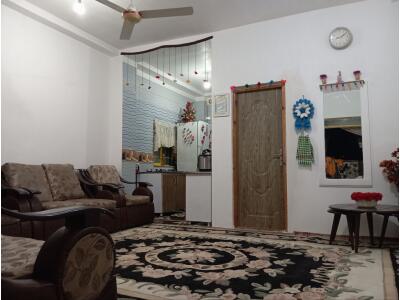 خانه گلی در روستای قورچای رامیان